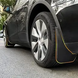 Бризковики для Tesla Model Y 2019-2024 з кріпленнями Комплект 4 шт (OEM: 1634443-00-A) - мініатюра 3