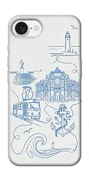 TPU чехол Demsky Southern pearl для Apple iPhone 16e (6.1")