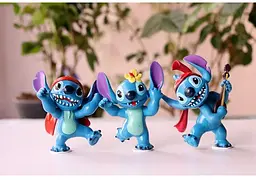 Іграшки фігурки Ліло та Стіч Lilo and Stitch набір 6 шт - мініатюра 4
