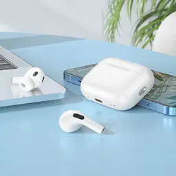 Bluetooth навушники Borofone BW35 TWS (білий) - мініатюра 6