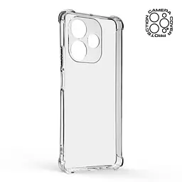 Прозрачный чехол для OPPO A5 Pro 4G/A5 Pro 5G с защитой камеры и усиленными бортами, тонкий, силиконовый, бесцветный, ударопрочный, противоударный бампер с закрытой камерой, ArmorStandart (ARM85375) - мініатюра 2