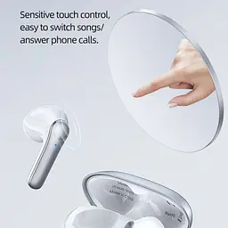 Бездротові навушники Usams Earbuds XH09, TWS, BT5.1, 35mAh, 300mAh, 5.5h, white - мініатюра 4
