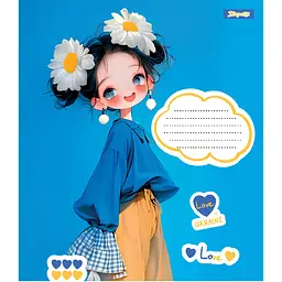 Набір зошитів 1 Вересня Free and Happy А5 в косу лінію 12 аркушів 25 шт.(768234) - мініатюра 4