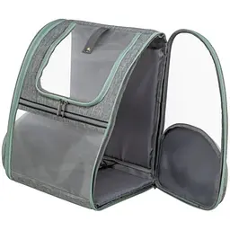 Рюкзак-переноска Trixie Chloe для собак до 8 кг 39×43×27 см світло-сірий (28823) - мініатюра 4