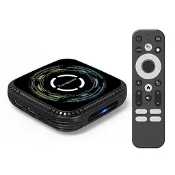 Transpeed H728 4/64Gb Android 14, Смарт ТВ приставка медіаплеєр 8K HDR Android SmartTV Box