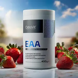Амінокислота OstroVit EAA, 400 грам - Полуничний крем
