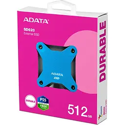 Зовнішній SSD накопичувач ADATA SD620 512GB Blue (SD620-512GCBL) [155355] - мініатюра 6