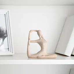 Декоративна статуетка MBM My Home Йога біла (DH-ST-29-1 WHITE) - мініатюра 2