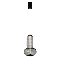 Світильник підвісний LED Levistella 7812029 BK, 4W, чорний, для вітальні - мініатюра 2