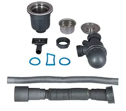 Кухонна мийка Lidz H5050G PVD 3.0/1.0 мм LDH5050GPVD3008 - мініатюра 6