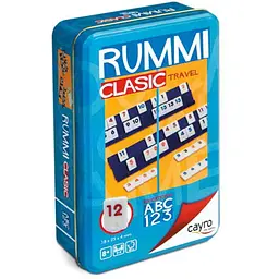 Настільна гра CAYRO Руммі Класік дорожній (Rummi Clasic Travel) (металева коробка) (755)