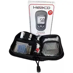 Глюкометр Heaco Gold AQ Plus + 25 тест смужок - мініатюра 2