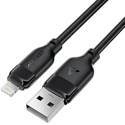 Дата кабель Acefast C16-02 USB to Lightning 2.4A (1.2m) Black - мініатюра 3