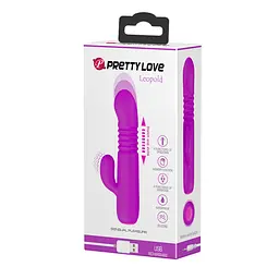 Вібратор з поступальними рухами Pretty Love Leopold PRETTY LOVE BI-014593 98761