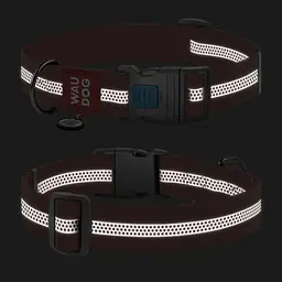 Нашийник для собак водостійкий Waudog Waterproof з QR паспортом, світловідбивний, пластиковий фастекс, XXL, 46-70х4 см, помаранчевий - мініатюра 3