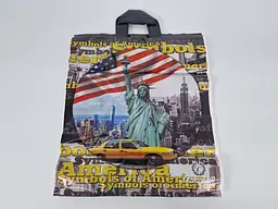Пакет із петльовою ручкою 40*45(65 мкм) "Америка Ренпако (25 шт.) - мініатюра 3