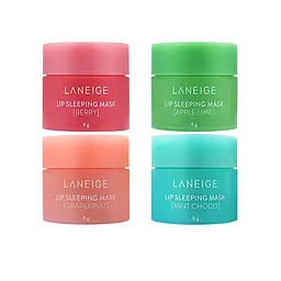 Набір нічних масок для губ Lip Sleeping Masks kit (мініатюри) Laneige 4x8 мл