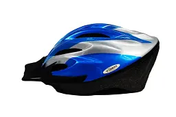 Шолом велосипедний "GOOD BIKE" M 56-58 см сіро/синій (88854/6-IS) - мініатюра 3