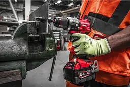 Milwaukee Набір із двох акумуляторних інструментів Milwaukee M18 M18FPP2A3-502X шурупокрут-дриль M18 FPD3-0X винтоверт ударний M18 FID3-0X акб М18 1х5А·рік ЗП M12-18FC TURBO кейс - мініатюра 6