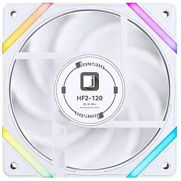 Вентиялтор JONSBO HF2-120W ARGB White (HF2-120W ARGB White) - мініатюра 3