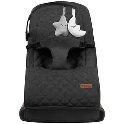 Крісло-гойдалка Kidwell Laro Black/Wooden - мініатюра 2