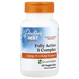 Комплекс витаминов группы B Active B Complex with Quatrefolic 60 Veggie Caps Doctor's Best vit0005667