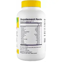 Ферменти Healthy Origins Digestive Enzymes для травлення 180 капсул (HOG-85736) - мініатюра 2