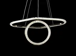Люстра стельова LED Splendid Ray LF9809/2, 2 лампи, регульована температура світла, золотий метал, сучасний стиль для дому - мініатюра 5