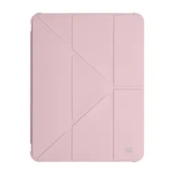 Чохол-книжка для планшета Apple iPad Pro 11 (2024)/Pro 11 (2025) M5, Y-Type PEN, рожевий, магнітний, з тримачем для стилуса, протиударний, обкладинка з функцією підставки, екошкіра + ТПУ, функція автоматичного пробудження/сну