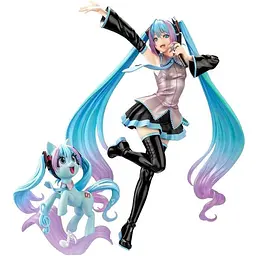Фігурка Мій маленький поні Хацуне Міку і мій маленький поні My Little Pony Hatsune Miku and my little pony. 22 см CH MLP HMP 22 - мініатюра 3