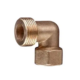 Коліно перехідне Lexline К.0121-В 1/2"х 3/4"Н посилене латунь 30412
