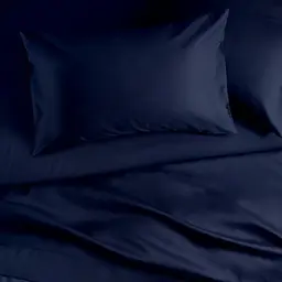 Підковдра Cosas сатин Dark Blue Satin полуторна160х220 см (Сатин_Синий_160P) - мініатюра 4