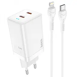 Зарядне Устройство Hoco N23 GAN Starlight PD45W Type-C to Lightning (33285-01_616) - мініатюра 3