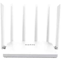 Роутер Netis NC63, AC1200, Wi-Fi 5 (802.11ac), 2.4GHz/5GHz, до 1300 Mb/s, LAN 4x1000 Mb/s, 6 зовнішні антени (NC63)