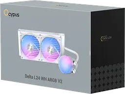 Водяне охолодження Ocypus Delta L24 V2 ARGB White (DELTA-L24-WH2AAWNN02X-GL) - мініатюра 2