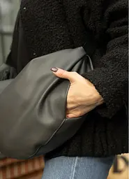 Сумка жіноча Sambag HOBO BAG-GLOVE Графіт 28 х 58 х 4 см (53400009) - мініатюра 3