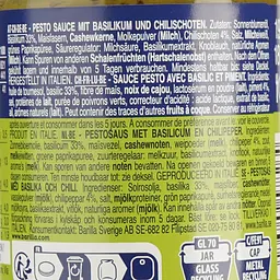 Соус Barilla Pesto Peperoncino Basilico 195 г - мініатюра 3