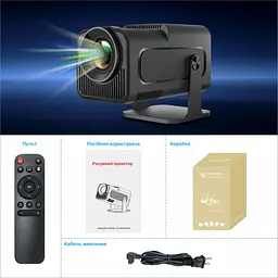 Проектор XON SmartView X-Pro Full HD 1920х1080Р, 4K, Wi-Fi, Android, 10000Lm (XVPA1910AB 0823) Чорний - мініатюра 15
