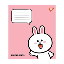Зошит Yes Line Friends Stylish А5 12 аркушів лінія (767646), в асортименті - мініатюра 3