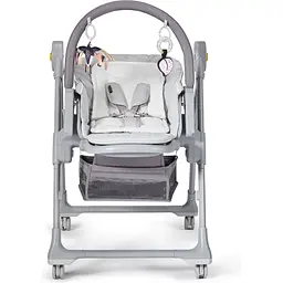 Стільчик для годування Kinderkraft Lastree Grey (KHLAST00GRY0000) - мініатюра 4