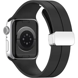 Ремінець DK CDK для Apple Watch 40mm (Series 4 / 5 / 6 / SE1 / SE2) Silicone Sport Magnetic (017247) (black / - мініатюра 2