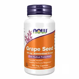 Екстракт Виноградних Кісточок з Вітаміном С Grape Seed 100 мг - 100 капсул