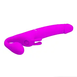 Страпон Pretty Love Zanini, 28.3 см (рожевий) - мініатюра 3