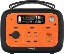 Зарядна станція Sigma X-power SI140APS 505Wh чорно-жовтогаряча
