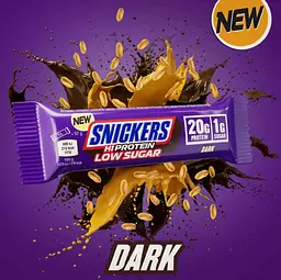 Шоколадний батончик Snickers Hi Protein Low Sugar Dark Chocolate Bar 57 г - мініатюра 2