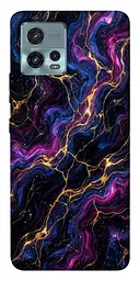 TPU чохол Demsky Purple space marble для Motorola Moto G72