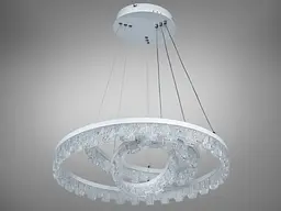 Люстра LED підвісна Romin чорна 140Вт пульт до 25м² - мініатюра 3