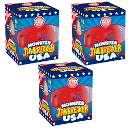 Льодяник з жуйкою всередині Zed Candy Monster USA Jawbreaker In A Box 310 г - мініатюра 5