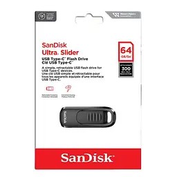 Флеш-накопичувач SanDisk USB 3.2 Gen1 Ultra Slider Type-C 32Gb (200 Mb/s) (SDCZ480-032G-G46) - мініатюра 2