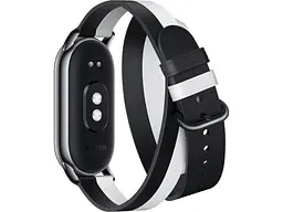Ремінець Xiaomi для Mi Smart Band 8 Black/White (BHR7296CN) - мініатюра 3